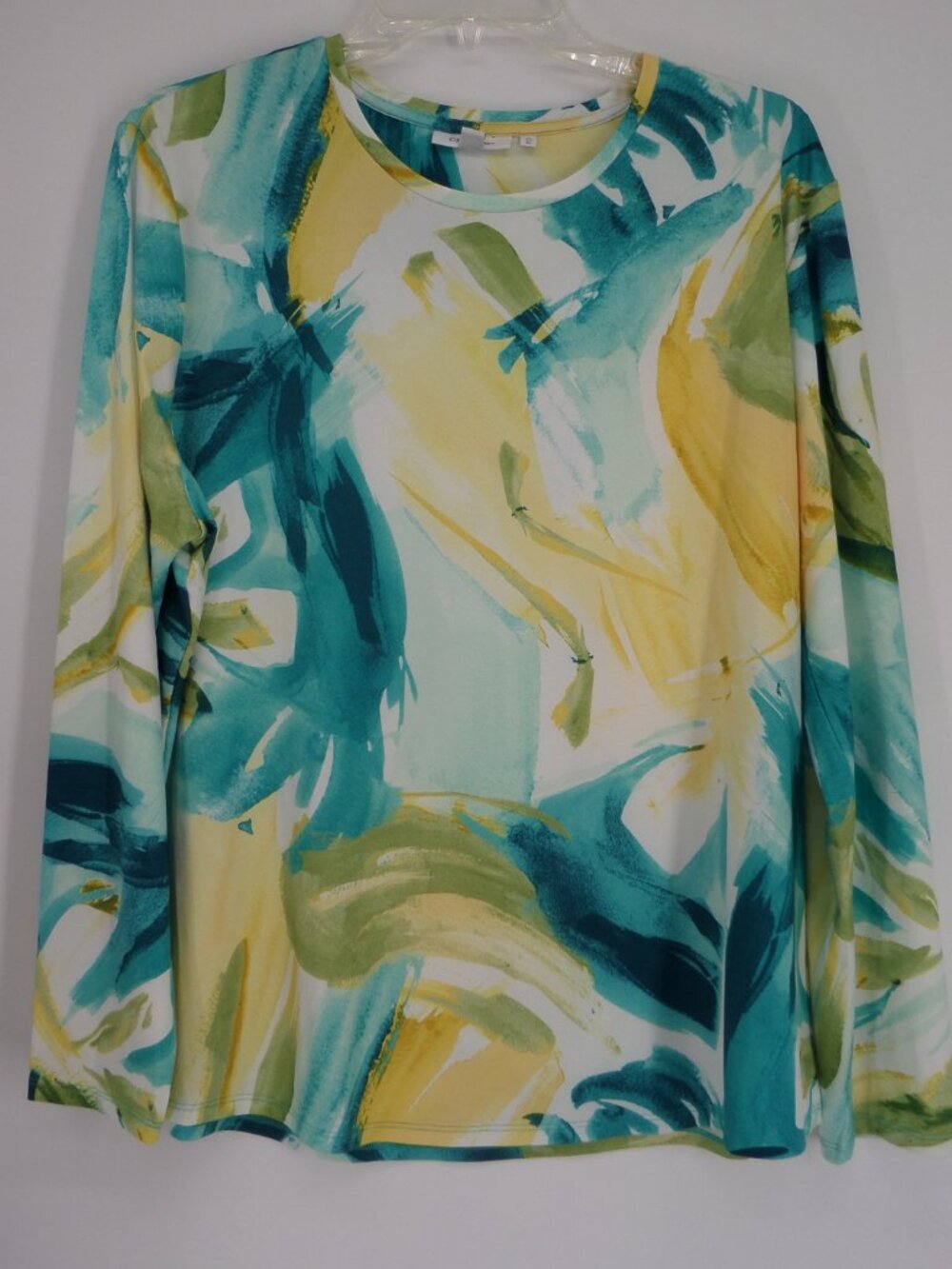 Chico's  Women's Long Sleeve  Multi Color Top  Size 3 US XL